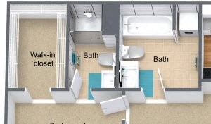 Two bedroom with two car garage